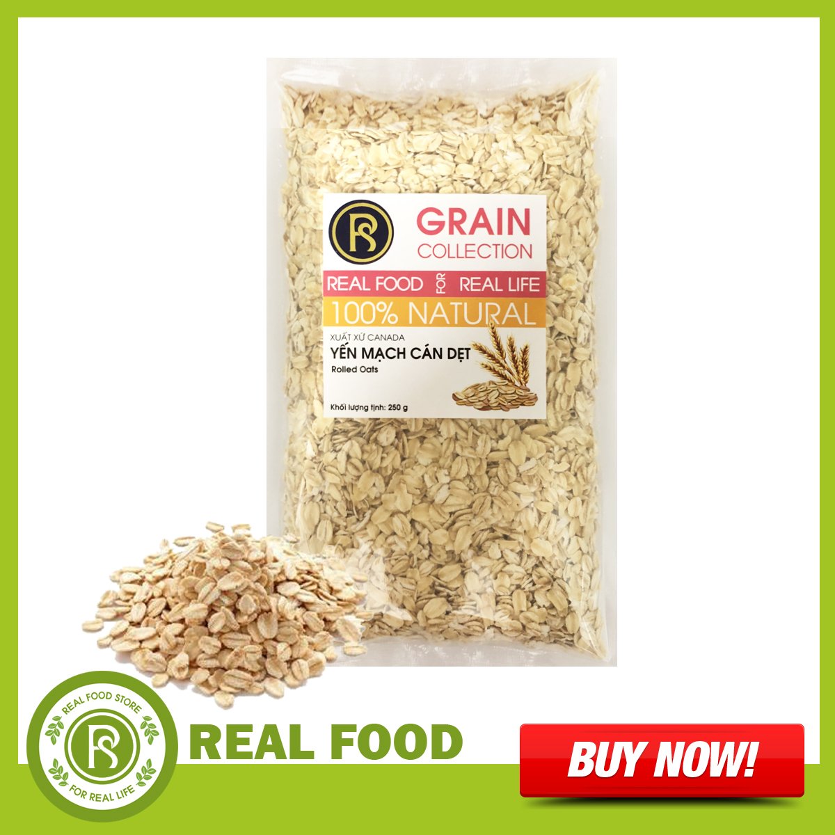 Yến Mạch Cán Dẹp 250g